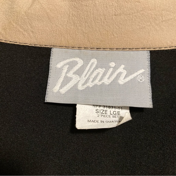 NWOT Vintage Blair 2 Piece Jacket and Pull On Pants Set Size L - Picture 14 of 15